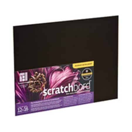 Teacher&Aposs Aid Scratchboard Clay Coated Hardboard Panel - 8 x 8 in. TE3725060